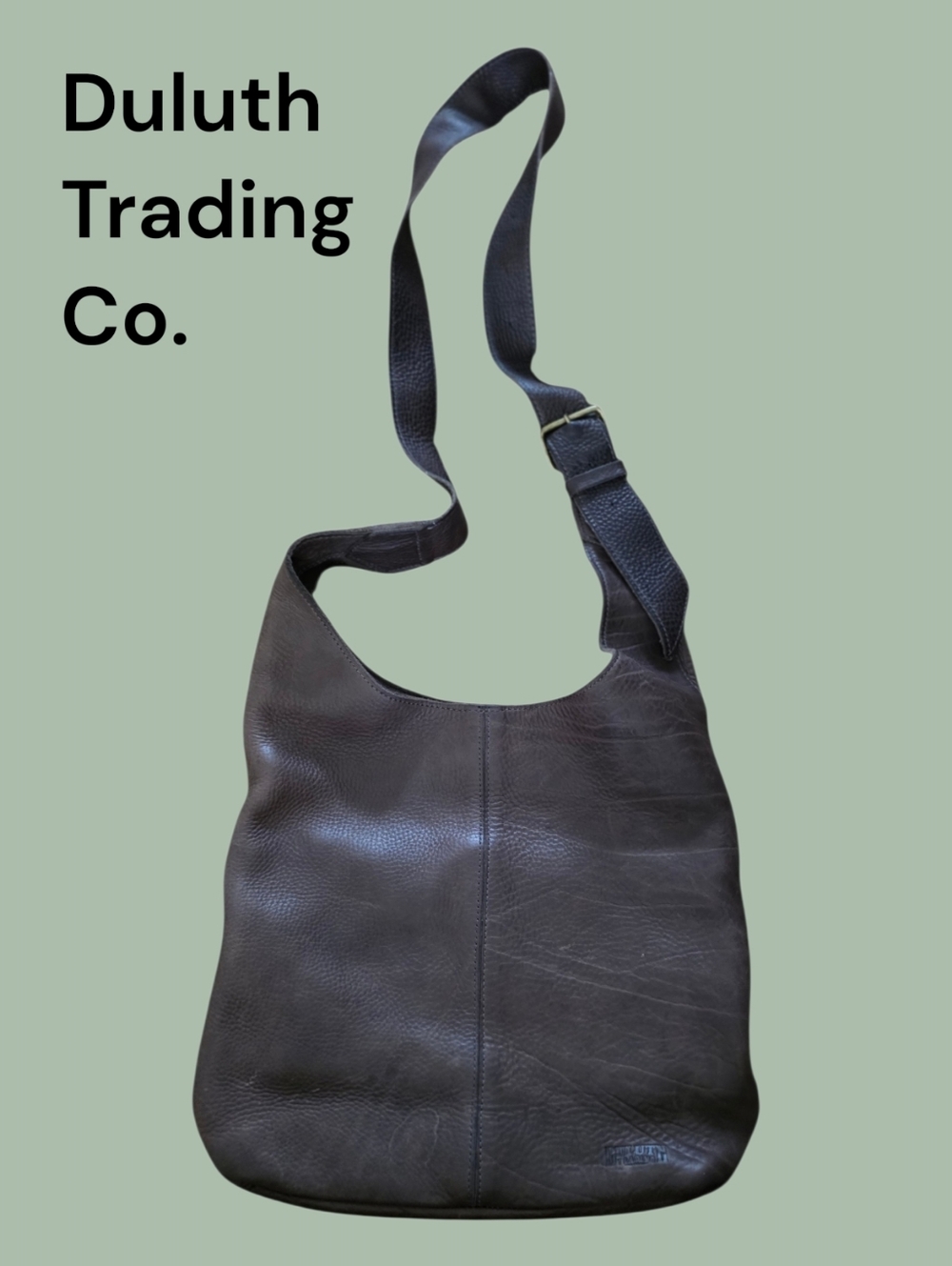 Duluth Lifetime Leather Trading Company, Full-grain Cowhide, Crossbody Bag